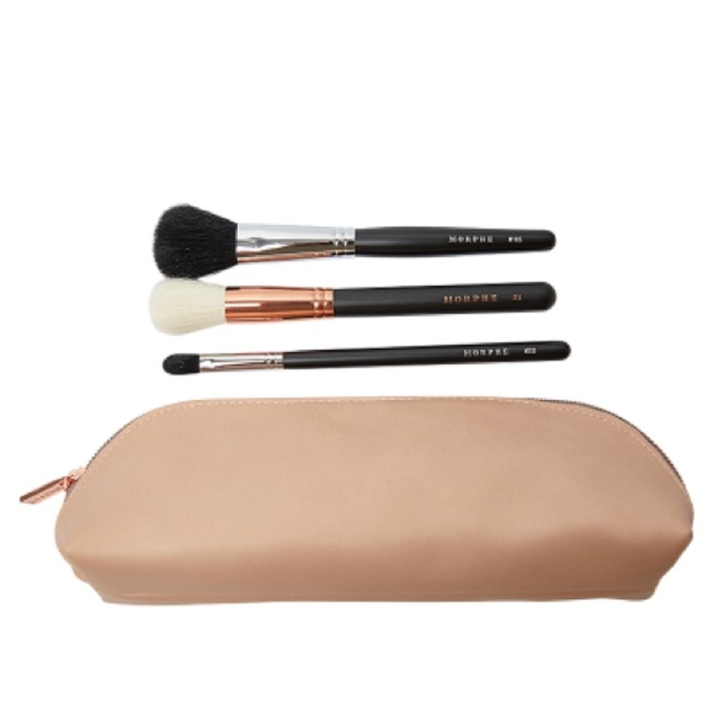 4 Piece Morphe Brush Set With Bag